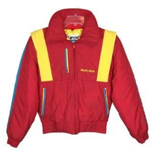 Vintage Sunice 80s Color Block Retro Ski Jacket Women's Small/Medium